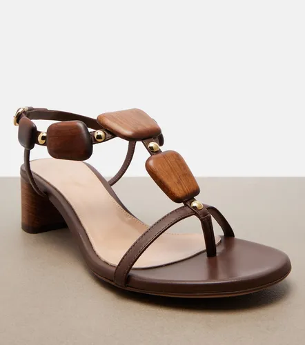 Munduk embellished leather sandals - Gianvito Rossi - Modalova
