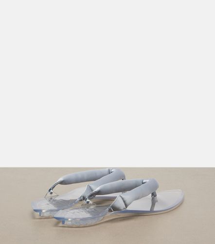 Alaia Invisible satin thong sandals - Alaia - Modalova