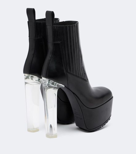 Beatle Kiss leather platform ankle boots - Rick Owens - Modalova