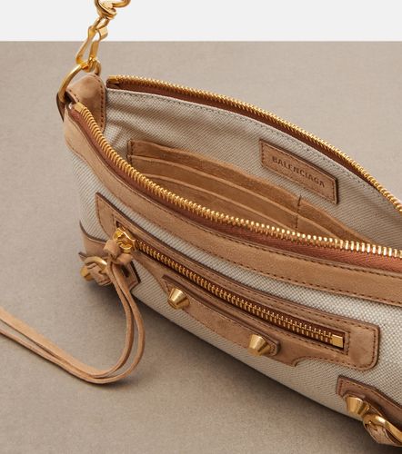 Borsa a spalla Le City Mini con suede - Balenciaga - Modalova