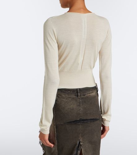 Cropped-Pullover Slashed aus Schurwolle - Rick Owens - Modalova