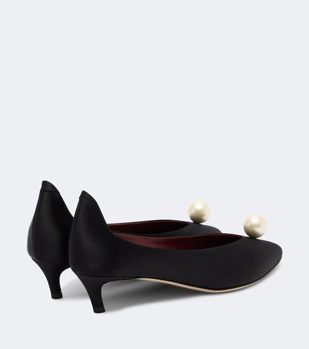 Embellished satin pumps - Magda Butrym - Modalova