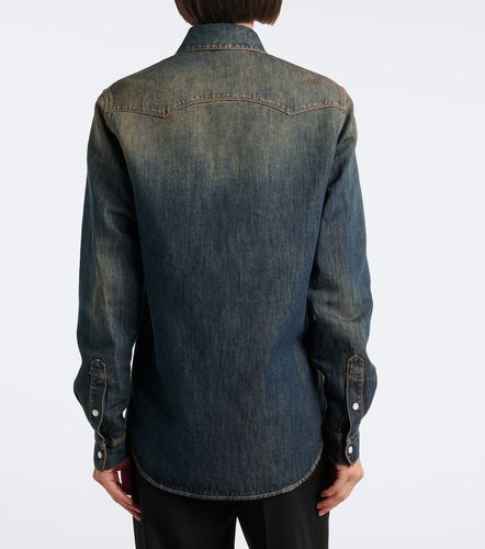 Fendi Camisa de denim de algodón - Fendi - Modalova