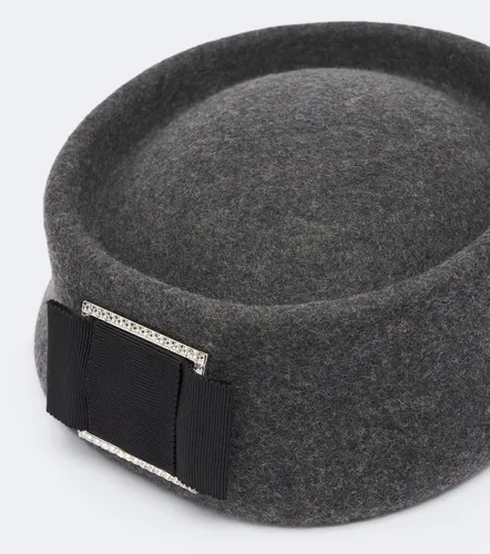 Sombrero de fieltro de lana adornado - Roger Vivier - Modalova