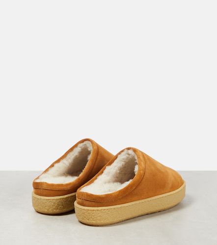 Slippers Fozee aus Veloursleder mit Shearling - Isabel Marant - Modalova