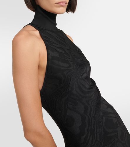 Alaïa Abito lungo a collo alto con stampa - Alaia - Modalova