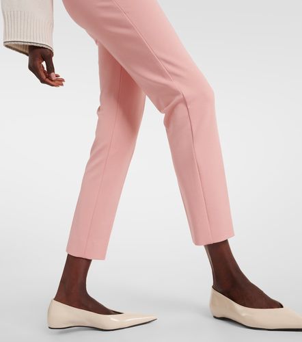 Pantaloni slim cropped in jersey - Max Mara - Modalova
