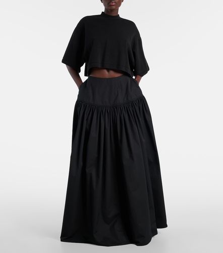 Alaïa Camiseta cropped en mezcla de algodón - Alaia - Modalova