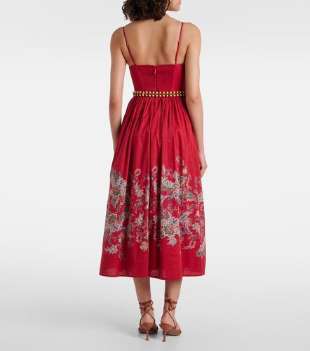 Vestido midi Rhiannon de algodón - Zimmermann - Modalova