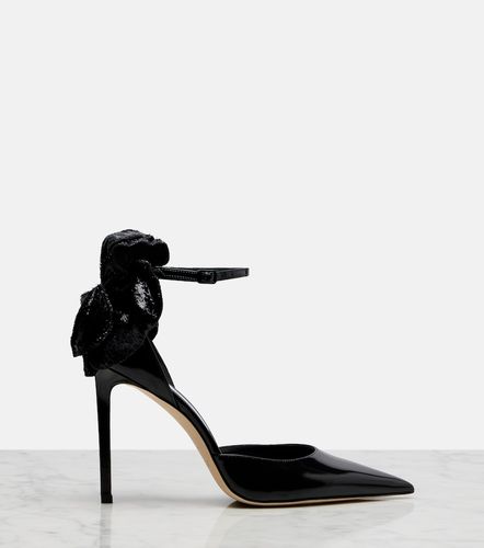 Marja 100 floral-applique leather pumps - Jimmy Choo - Modalova