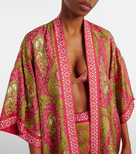 Giacca in twill di seta con stampa - Etro - Modalova