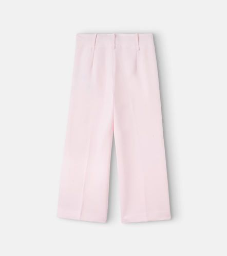 Pantalones anchos con logo - Monnalisa - Modalova