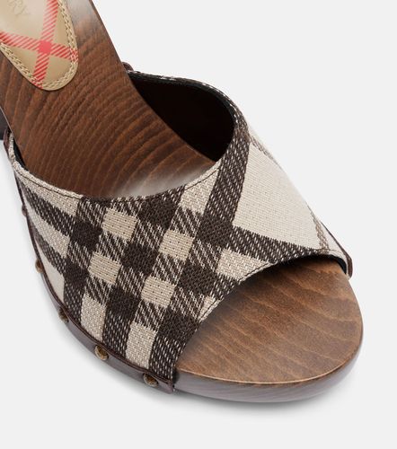 Burberry Burberry Check sandals - Burberry - Modalova