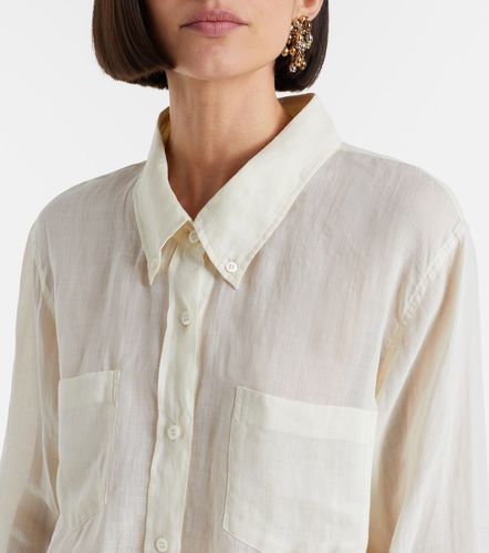 Camisa oversized de ramio - Dries Van Noten - Modalova