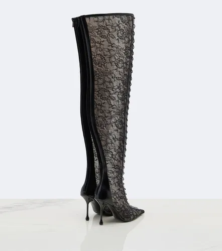 Scarlett lace over-the-knee boots - Jimmy Choo - Modalova