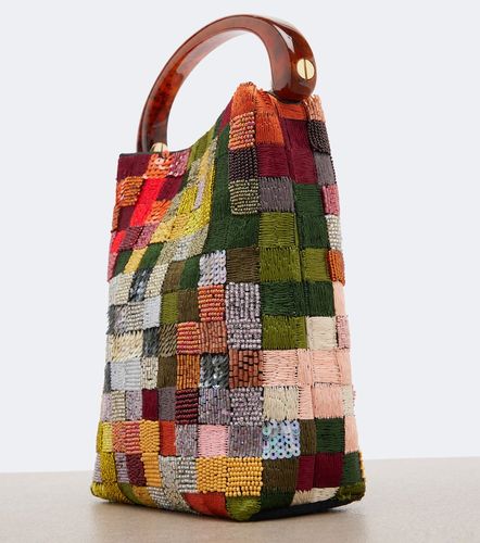 Borsa a mano Small patchwork con paillettes - Dries Van Noten - Modalova