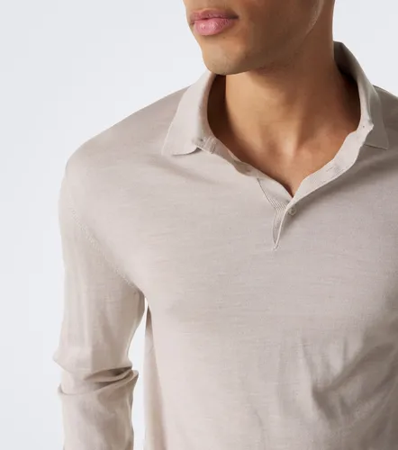 Wool, silk and cashmere polo sweater - Agnona - Modalova