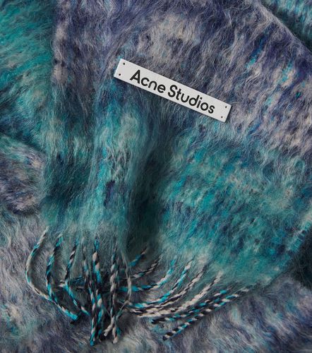 Fringed mohair and wool-blend scarf - Acne Studios - Modalova
