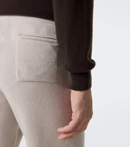 Ribbed-knit cashmere sweatpants - Eleventy - Modalova