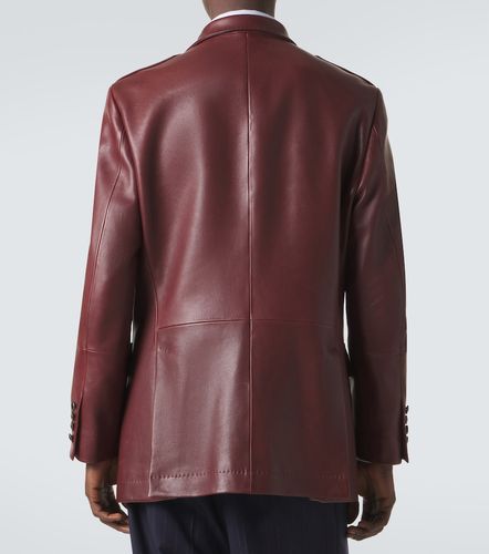 Brunello Cucinelli Blazer in pelle - Brunello Cucinelli - Modalova