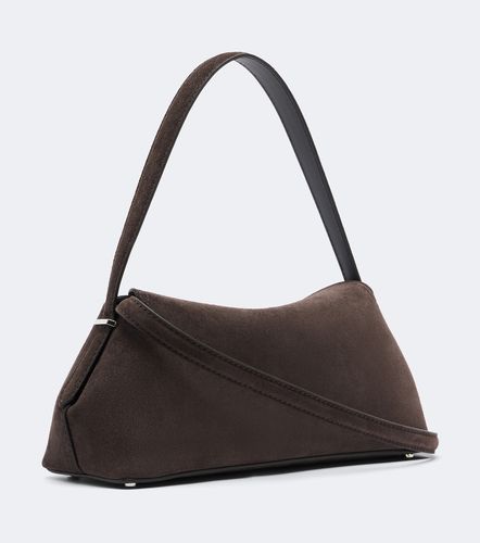 Borsa a spalla T-Lock Medium in suede - Toteme - Modalova