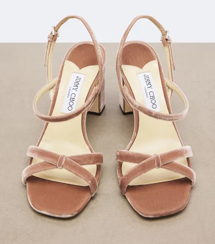 Jimmy Choo Sandali Elsy in velluto - Jimmy Choo - Modalova