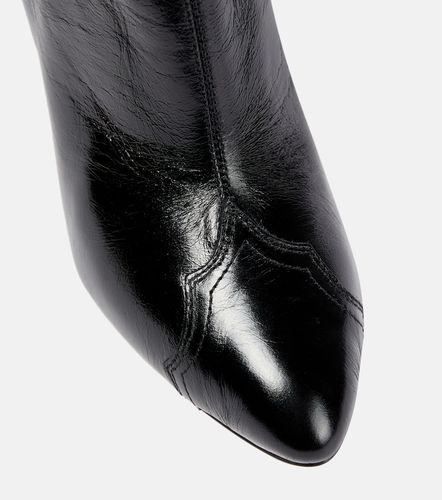 Dytho crinkled leather ankle boots - Isabel Marant - Modalova