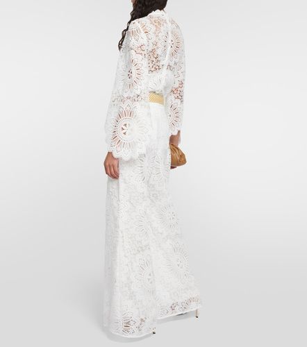 High-rise guipure lace pants - Zimmermann - Modalova