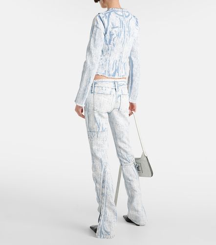Printed low-rise slim jeans - Acne Studios - Modalova