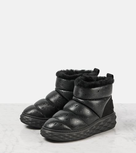 Xan shearling-lined leather snow boots - Jimmy Choo - Modalova