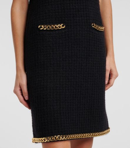 Vestido corto de punto gofre con cadena - Tory Burch - Modalova