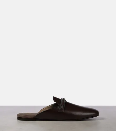 Brunello Cucinelli Leather mules - Brunello Cucinelli - Modalova