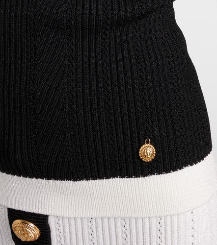 Balmain Top aus Rippstrick - Balmain - Modalova