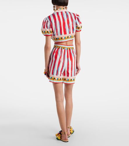 Shorts de algodón estampados - Dolce&Gabbana - Modalova
