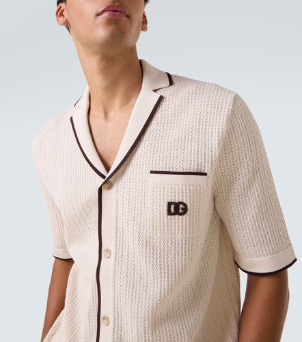 Dolce&Gabbana Hemd DG aus Baumwolle - Dolce&Gabbana - Modalova