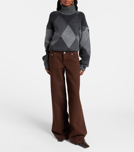 Jeans a gamba larga e vita bassa - Stella McCartney - Modalova