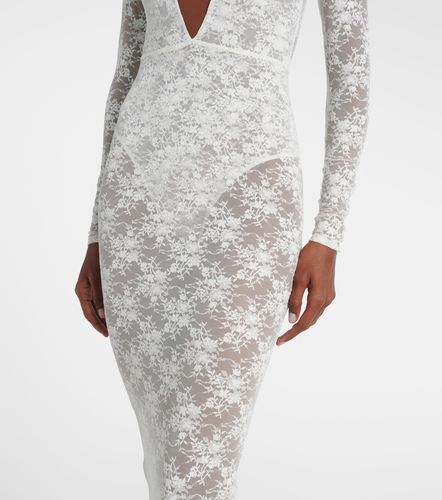 Bridal - Abito lungo in pizzo trasparente - Alex Perry - Modalova