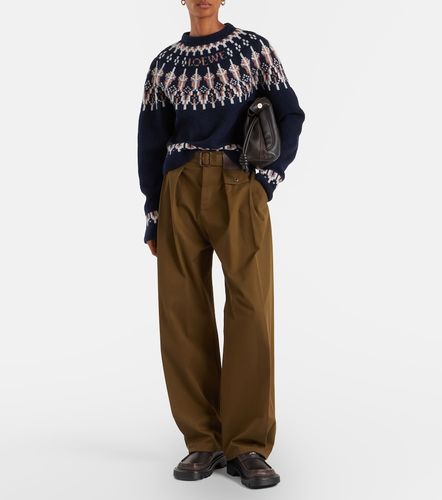 Pullover aus einem Wollgemisch mit Pailletten - Loewe - Modalova