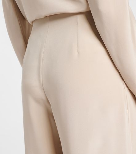 Palude pleated silk-blend wide-leg pants - Max Mara - Modalova