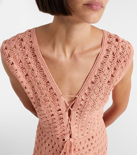 Vestido corto Jennifer de croché de algodón - Anna Kosturova - Modalova