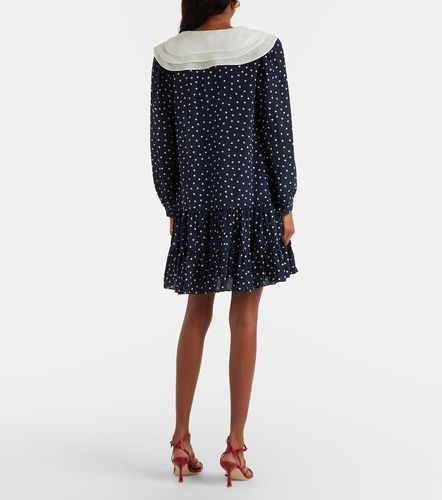 Vestido corto Valetta de crepé de seda - Rixo - Modalova