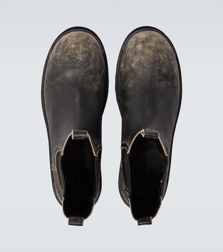 Strike distressed leather Chelsea boots - Balenciaga - Modalova