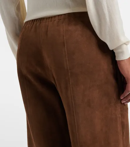 The Row Kenan suede bootcut pants - The Row - Modalova