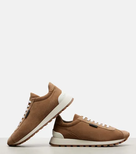 Monili suede sneakers - Brunello Cucinelli - Modalova