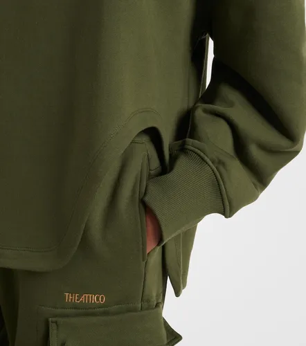 Oversized cotton jersey sweatshirt - The Attico - Modalova
