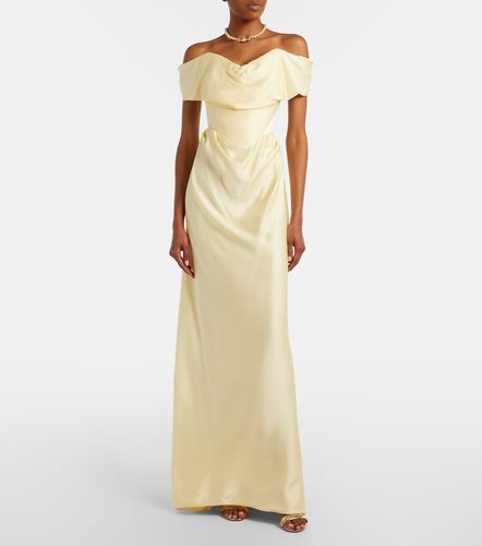 Nova Cocotte draped satin bustier gown - Vivienne Westwood - Modalova