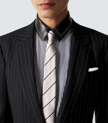 Tom Ford Striped silk jacquard tie - Tom Ford - Modalova