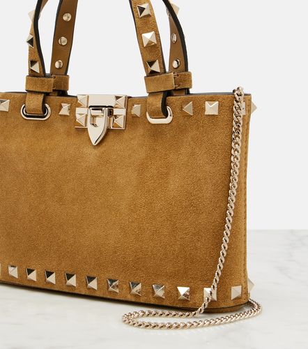 Rockstud Mini suede top-handle bag - Valentino Garavani - Modalova