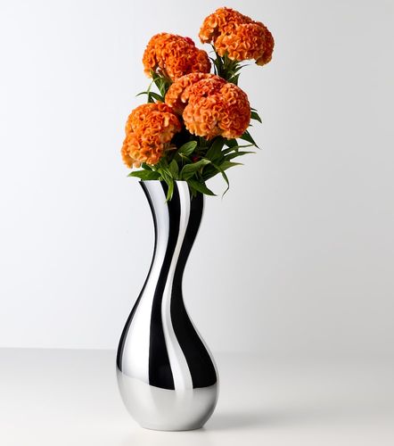 Vaso Cobra Large in acciaio inox by Constantin Wortmann - Georg Jensen - Modalova