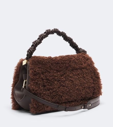Ganni Very Bou teddy top-handle bag - Ganni - Modalova